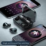 M10 Fingerprint Touch Bluetooth Earphone Earbuds 2600mAH