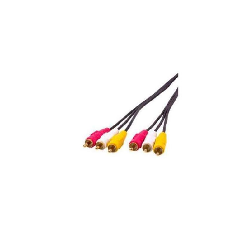 Audio Video Stereo RCA AV Cable, Length: 1.5m