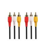 Audio Video Stereo RCA AV Cable, Length: 1.5m