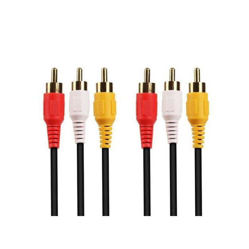 Audio Video Stereo RCA AV Cable, Length: 1.5m