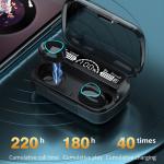 M10 Fingerprint Touch Bluetooth Earphone Earbuds 2600mAH