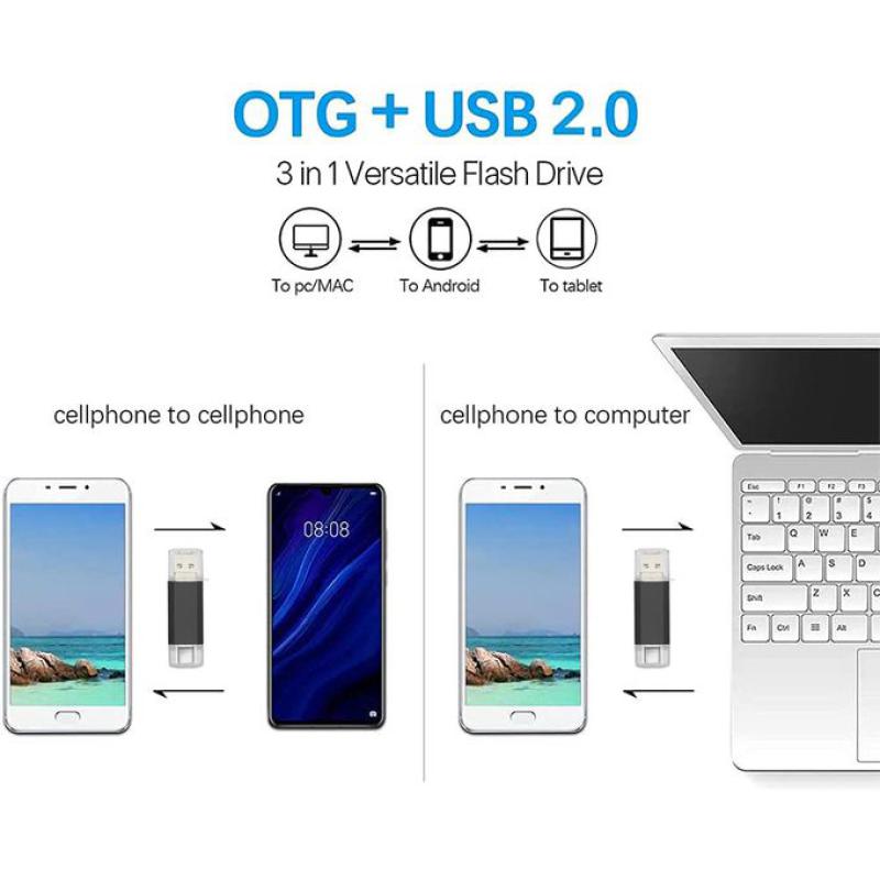 128GB OTG 3 In 1 Usb Flash Drive Type C
