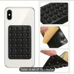 Dual-Sided Adhesive Silicone Suction Cups for Smartphones and Tablets - Octopus Sticks Phone Holder, Multi-Color Pack, Easy to Use, Secure Grip, No Battery Needed, Tablet Stickers
